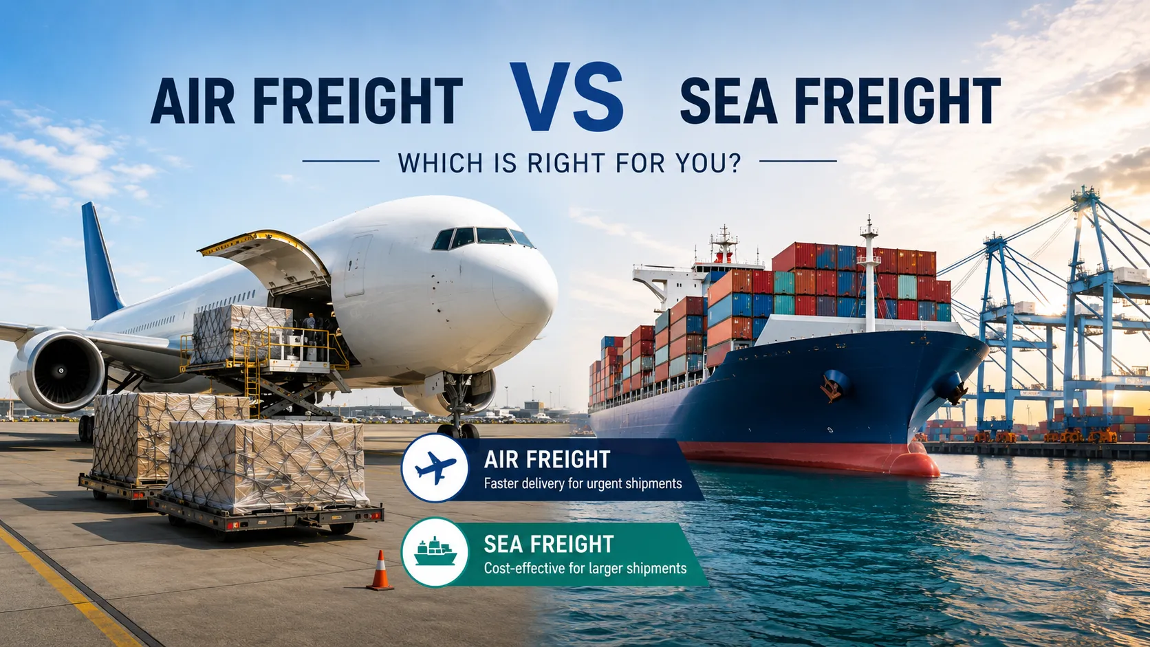 Air Freight vs Sea Freight: Which Is Right for You?